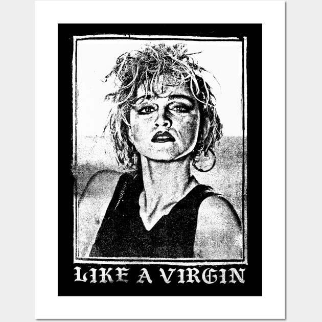 Like A Virgin // 80s Punksthetic Vintage Style // Wall Art by DankFutura
